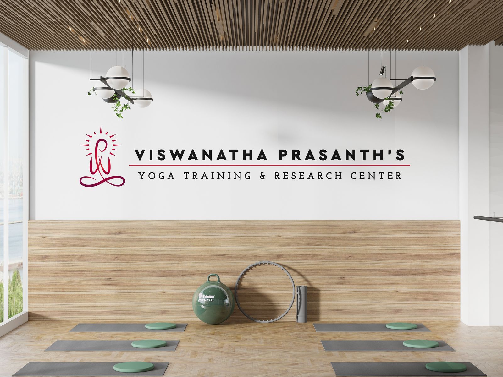 Viswanatha Prashanth Yoga Brand Identity